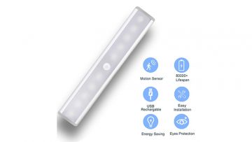 Lepotec LED motion sensor light